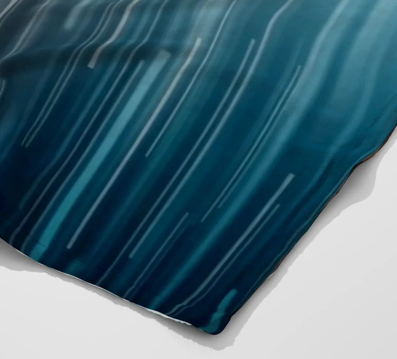 Sentieri paralleli: Un viaggio graduale dal bagliore del tramonto coperta in pile da Artistic-shop
