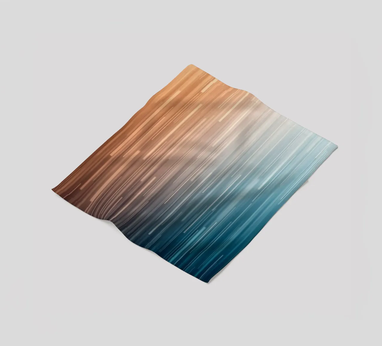 Sentieri paralleli: Un viaggio graduale dal bagliore del tramonto coperta in pile da Artistic-shop