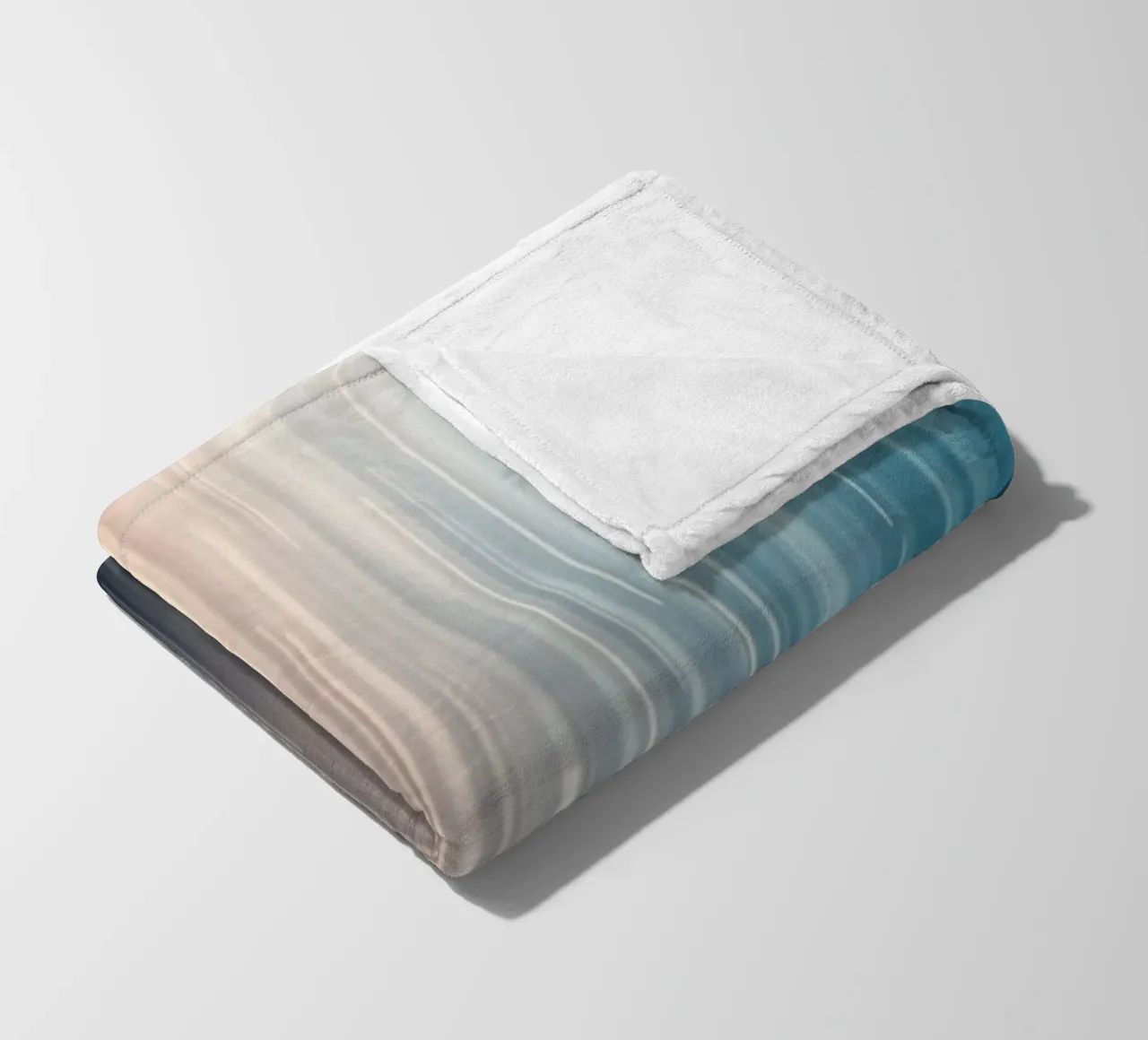 Sentieri paralleli: Un viaggio graduale dal bagliore del tramonto coperta in pile da Artistic-shop