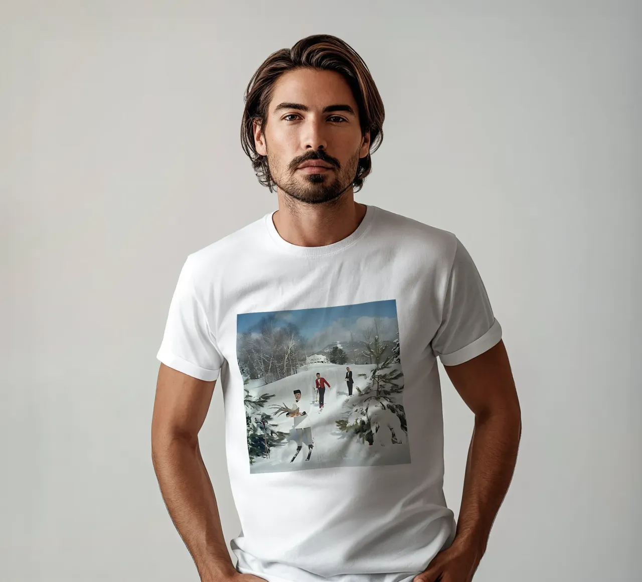 Camerieri di sci t-shirt da loniegrimes