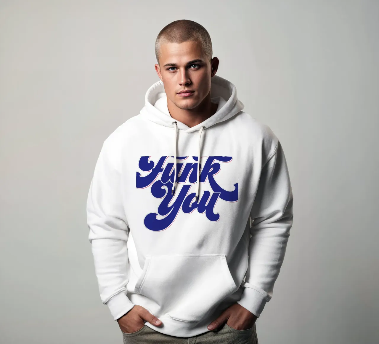 Funk You felpa con cappuccio da Tamsen Design