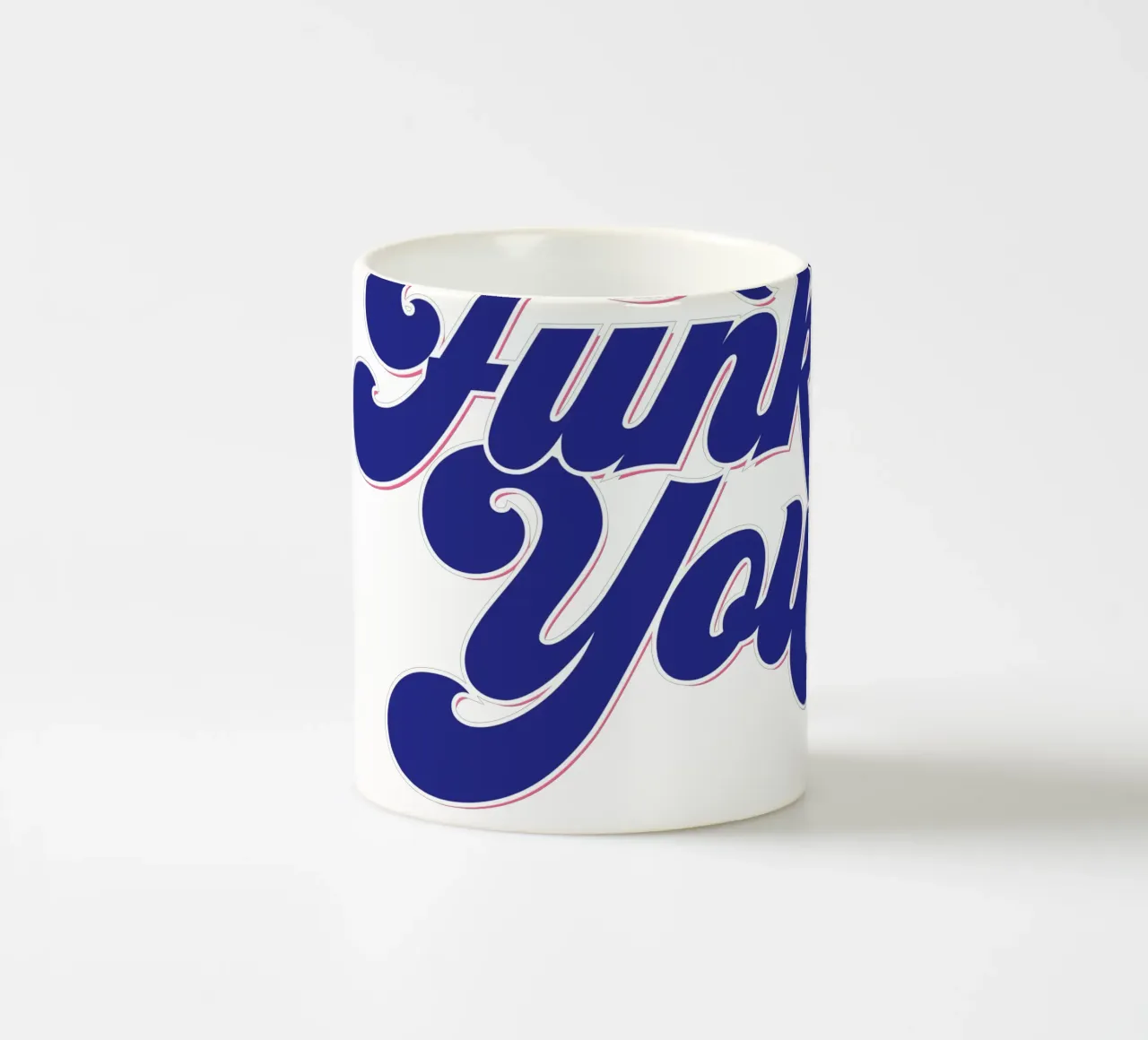 Funk You tazza in ceramica da Tamsen Design