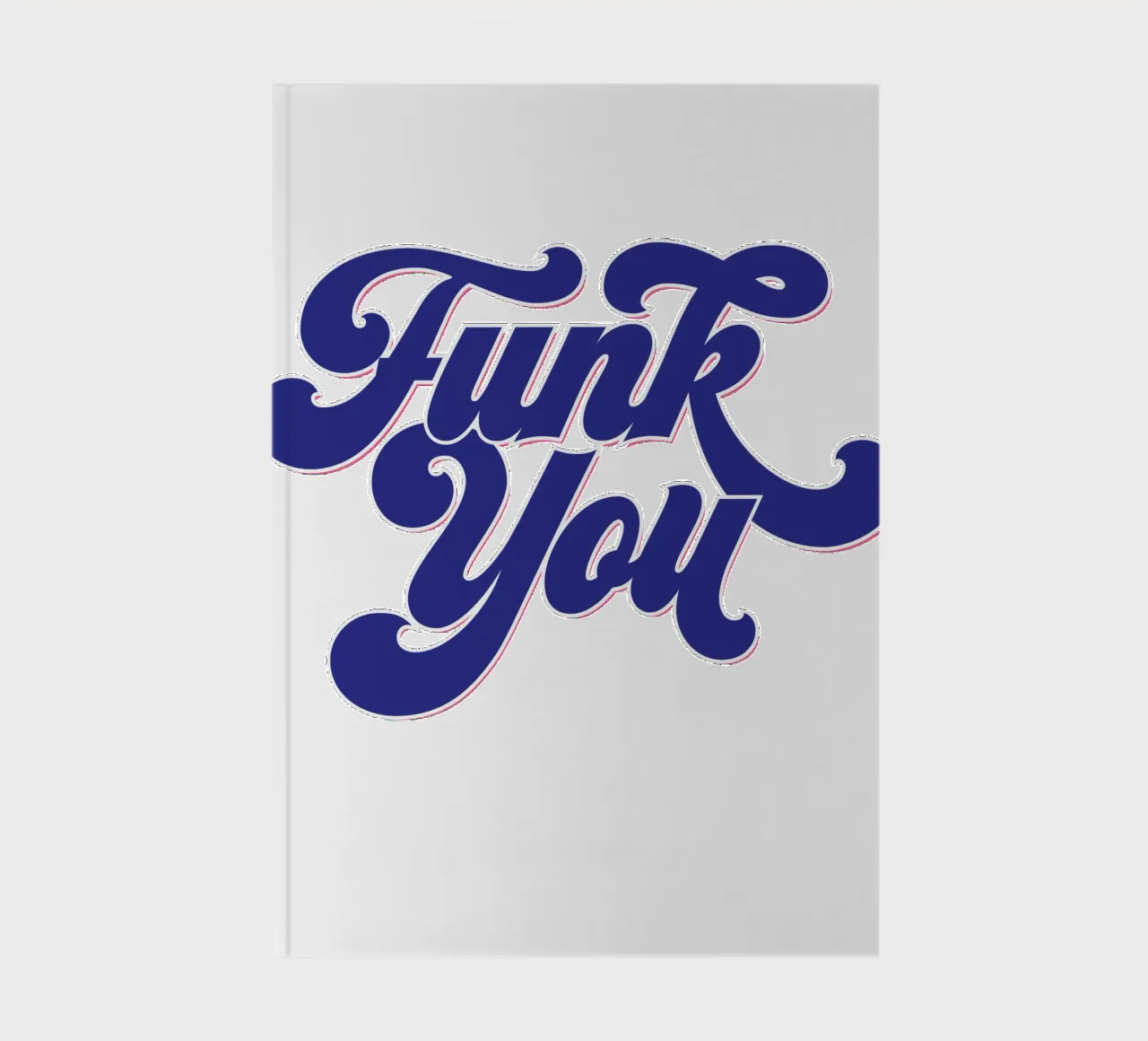 Funk You notebook by Tamsen Design