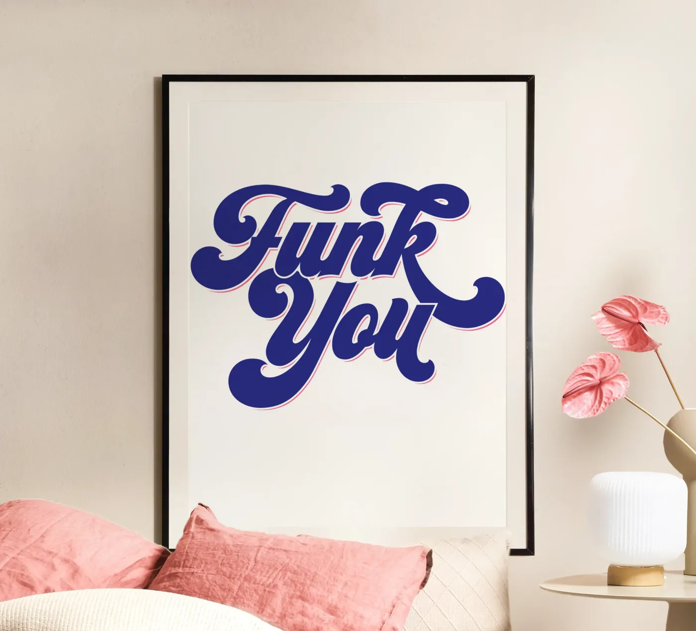 Funk You poster van Tamsen Design