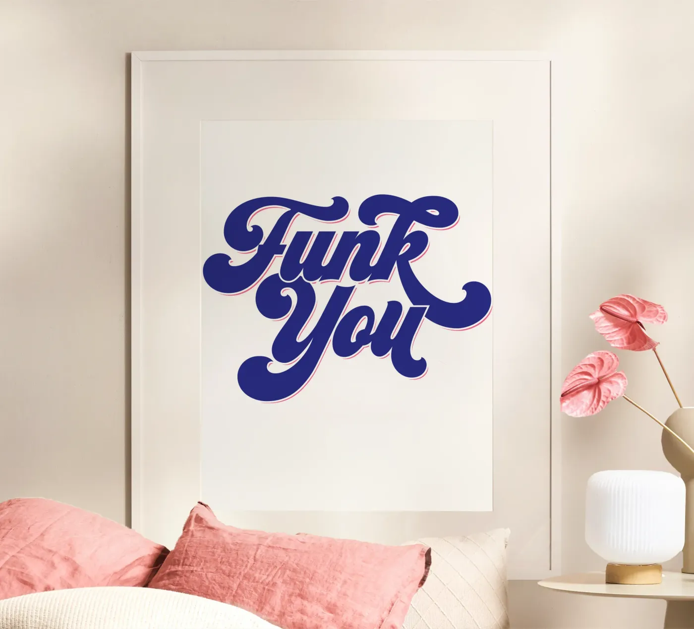 Funk You poster van Tamsen Design