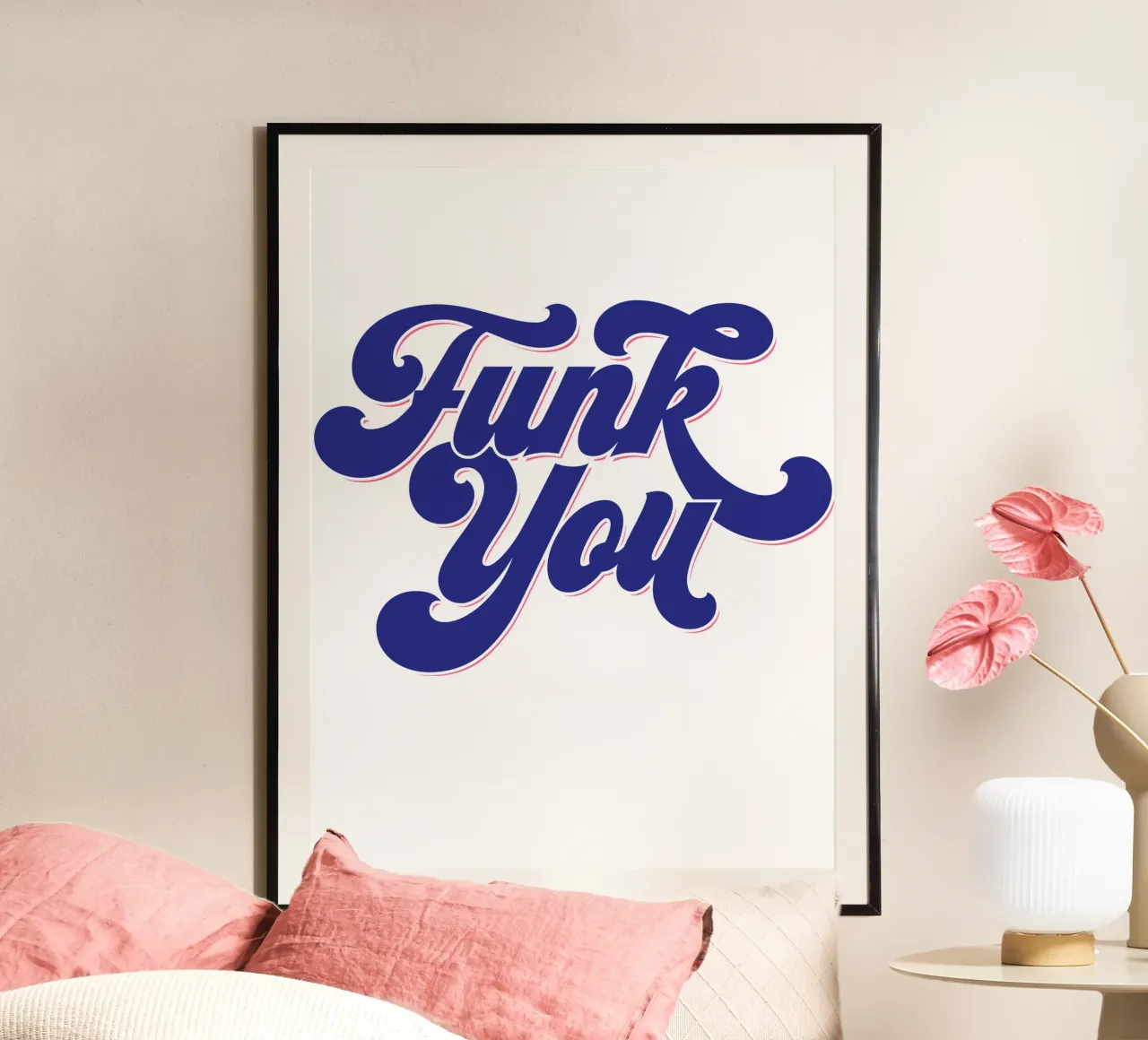 Funk You poster da Tamsen Design