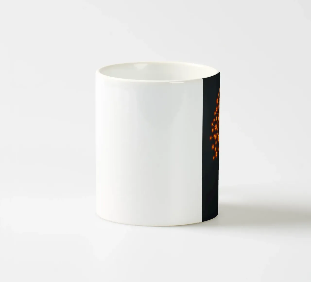 Glowing Binary Tree of Life ceramic mug by Artistic-shop