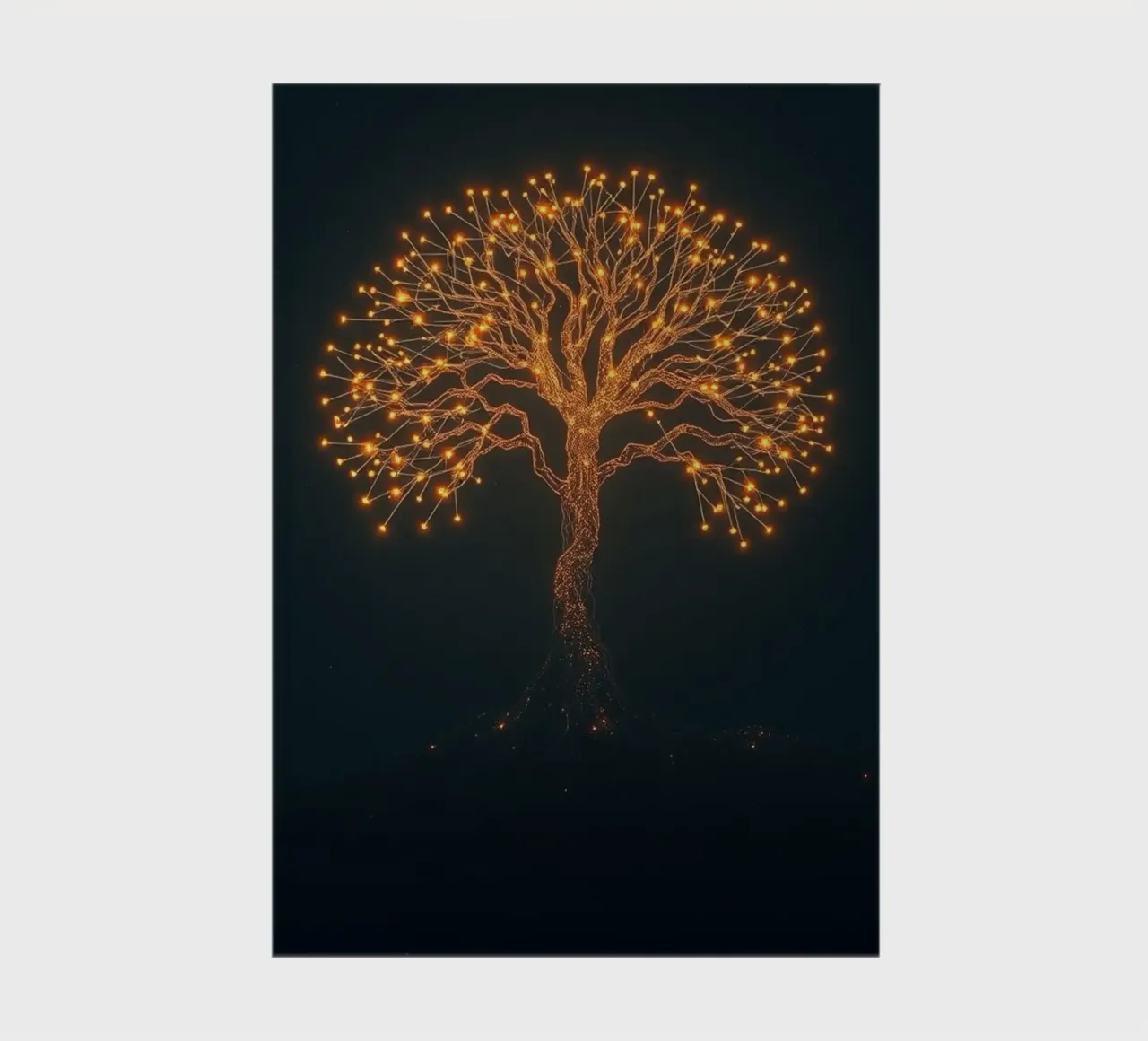 Luminous Tree of Life notebook by Artistic-shop