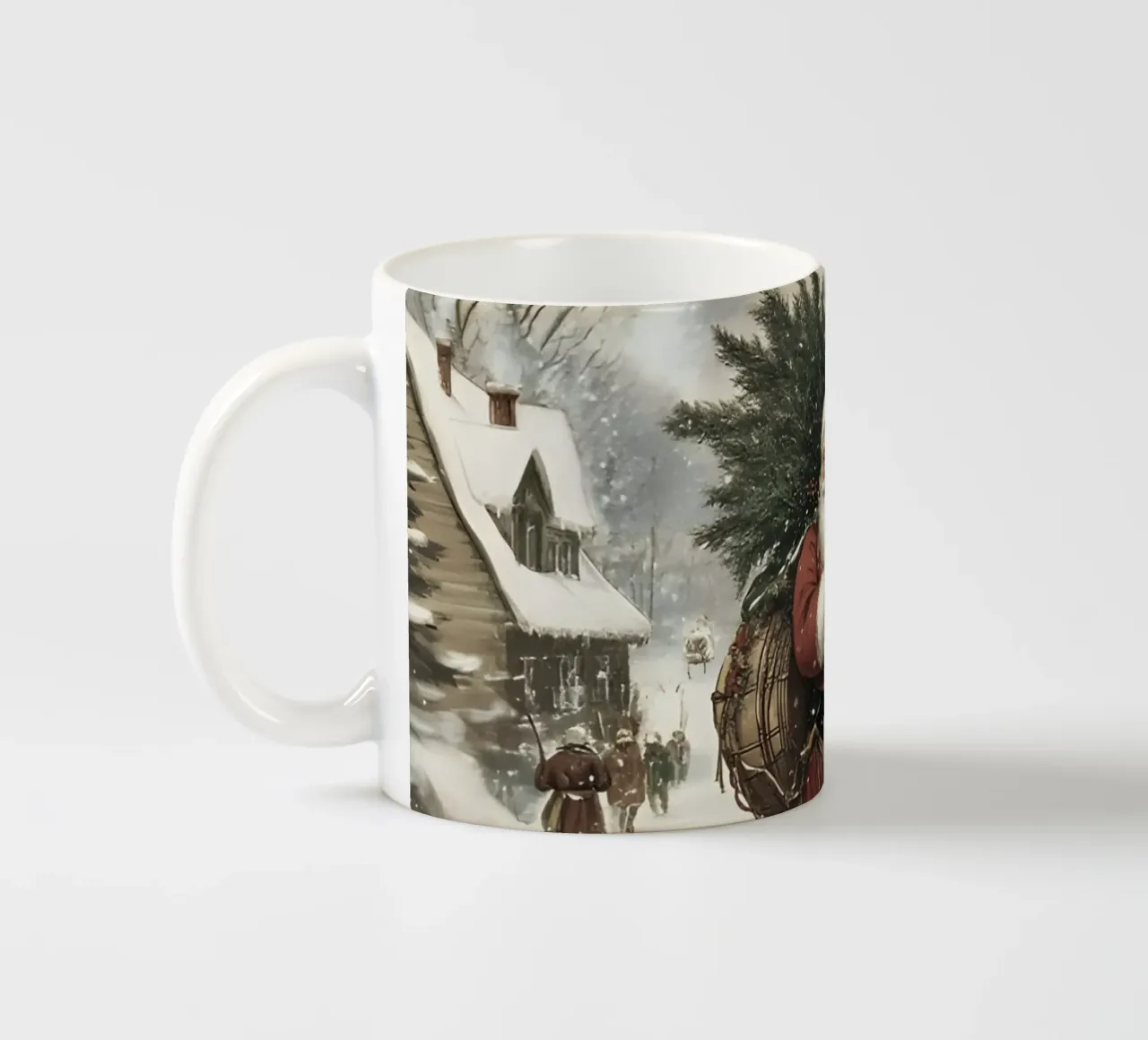 Babbo Natale con tamburo tazza in ceramica da Studio Vibe