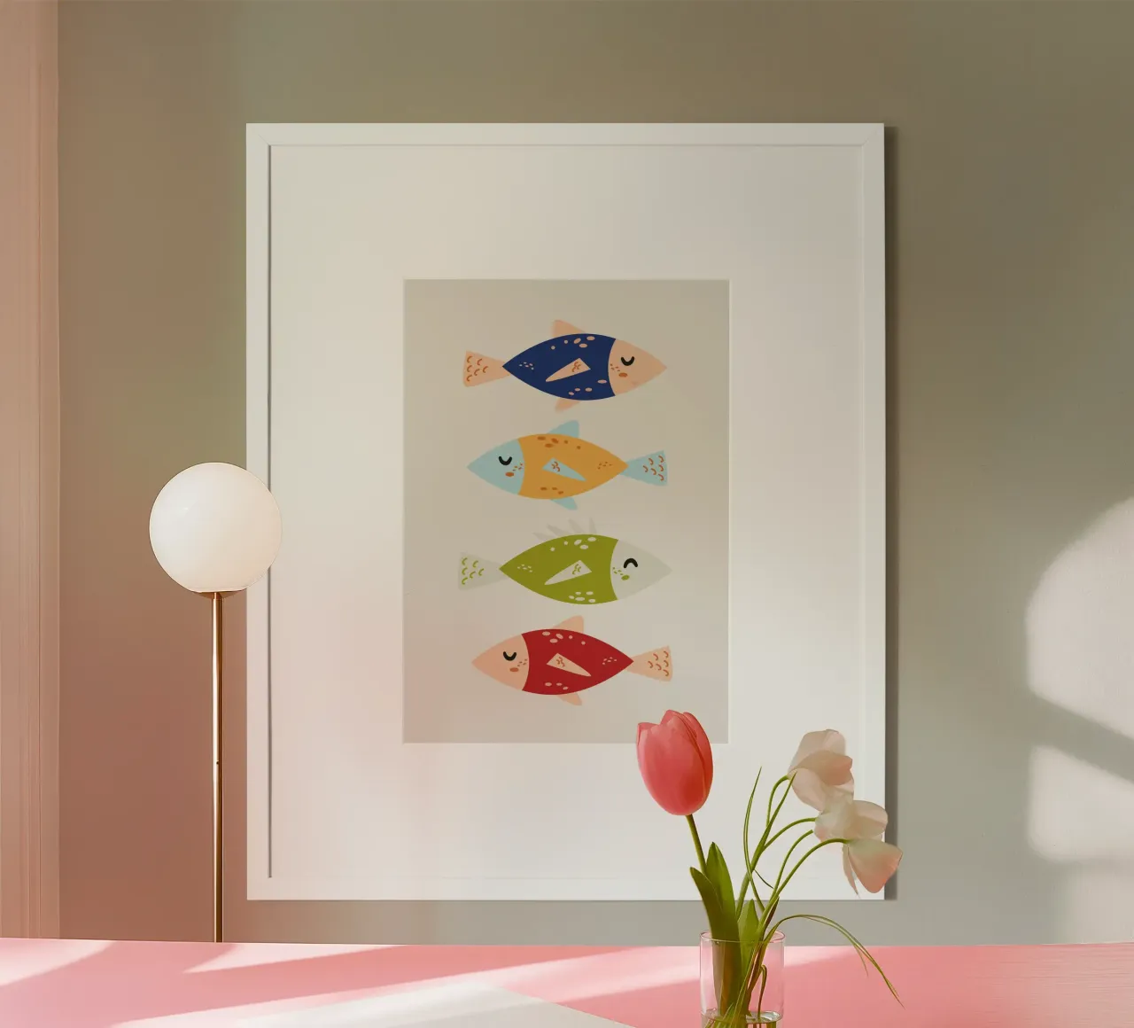 Fishing poster by Rose Beck Art