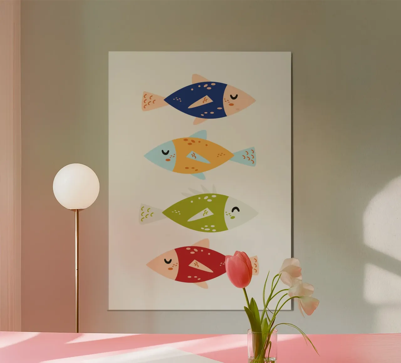 Fishing poster by Rose Beck Art