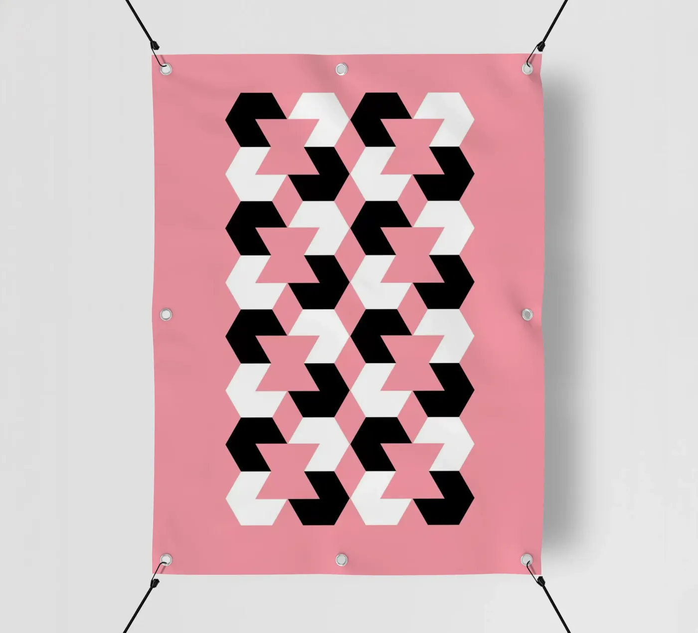 Hexagon Pattern PVC Plane von Kim Hubball Studio
