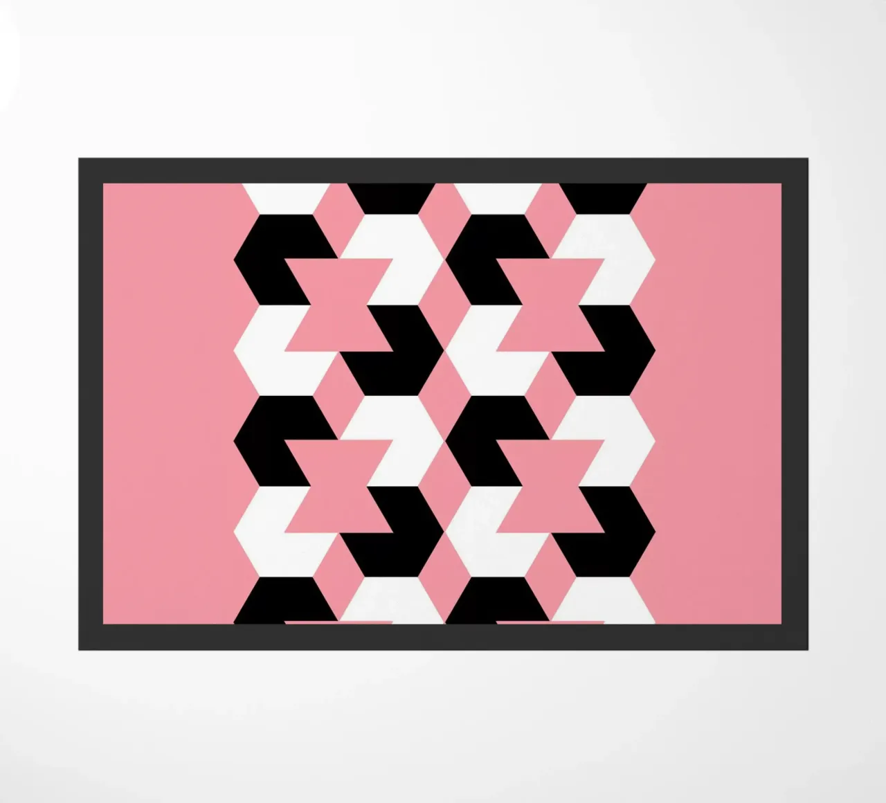 Patrón hexagonal felpudo de Kim Hubball Studio