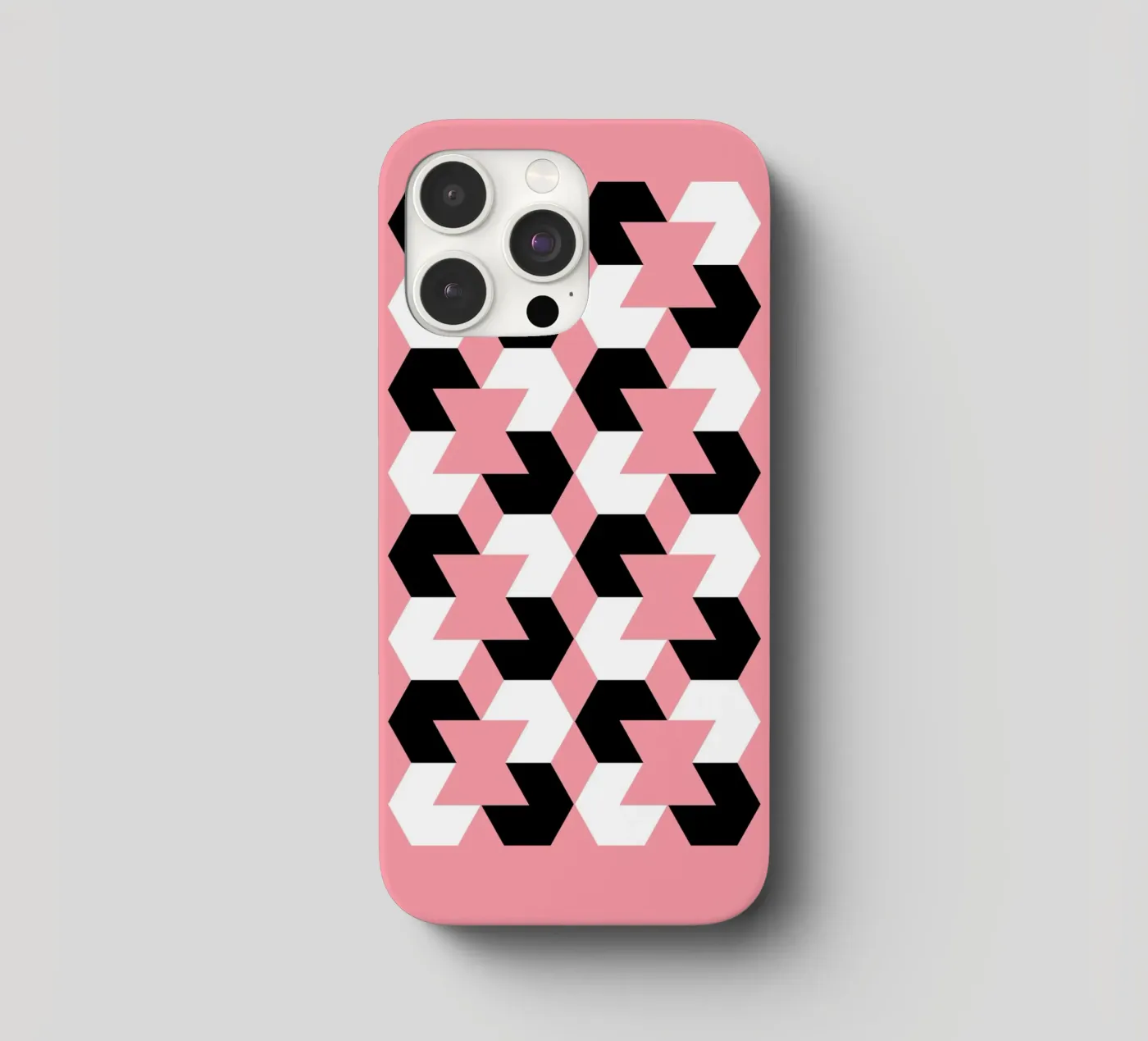 Hexagon Pattern iphone case by Kim Hubball Studio