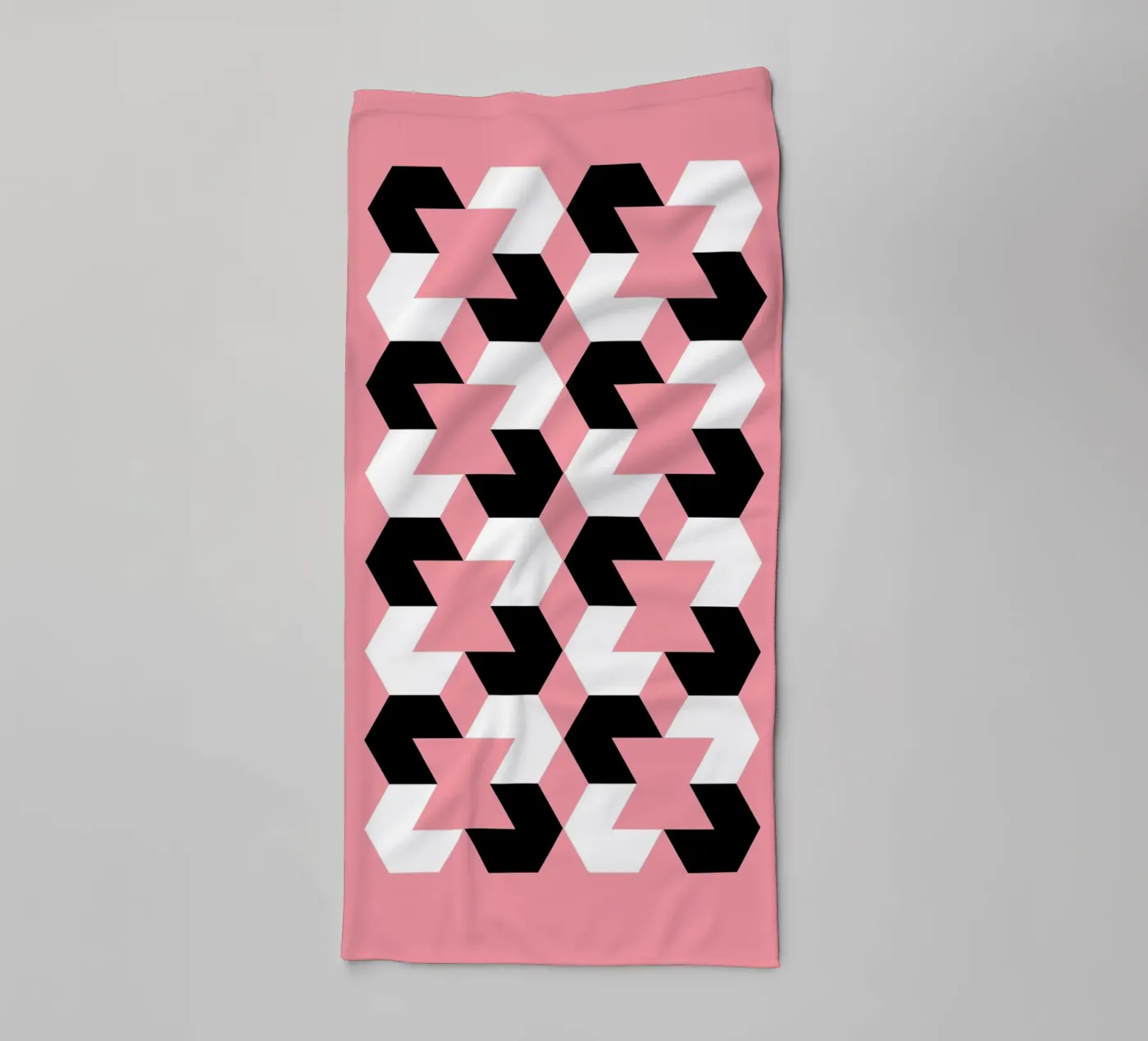 Modello esagonale asciugamano da bagno da Kim Hubball Studio