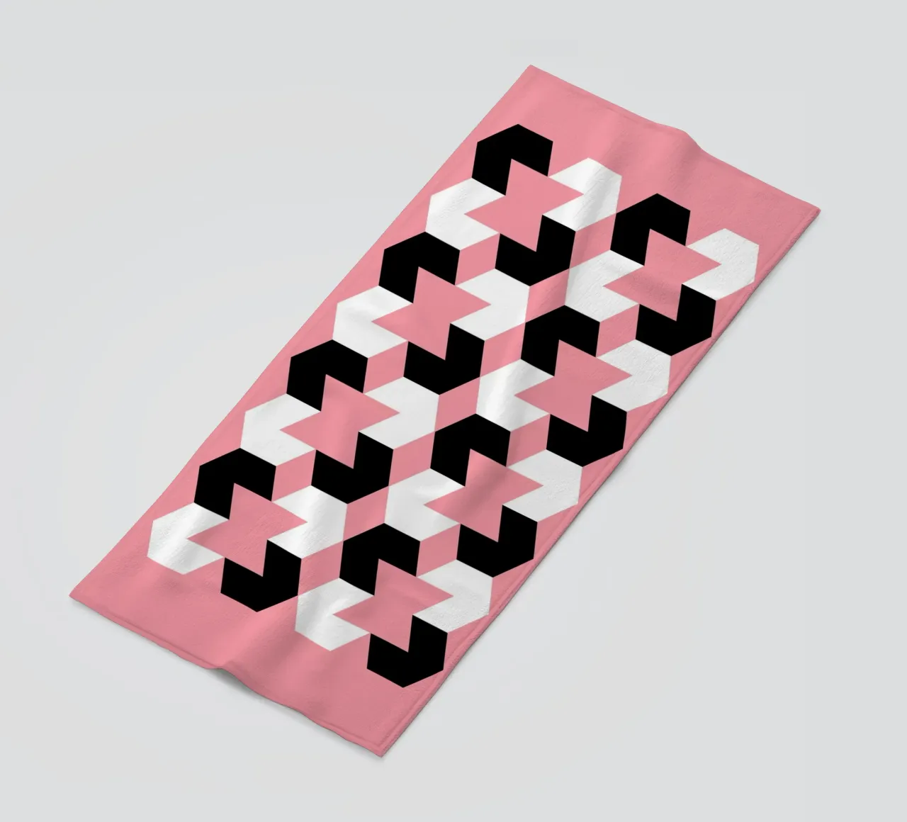 Hexagon Pattern strandhanddoek van Kim Hubball Studio