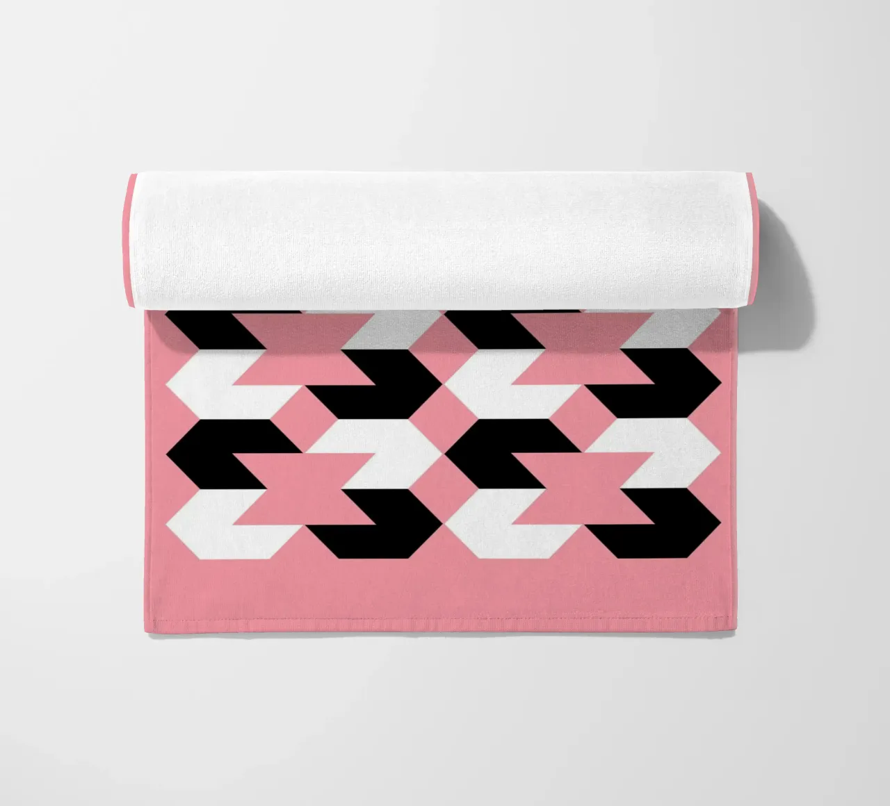 Hexagon Pattern strandhanddoek van Kim Hubball Studio