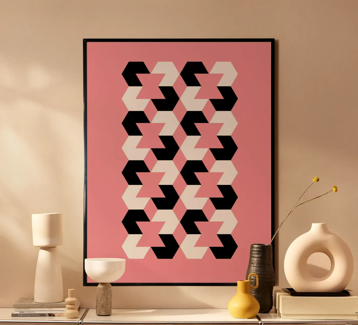 Hexagon Pattern poster da Kim Hubball Studio