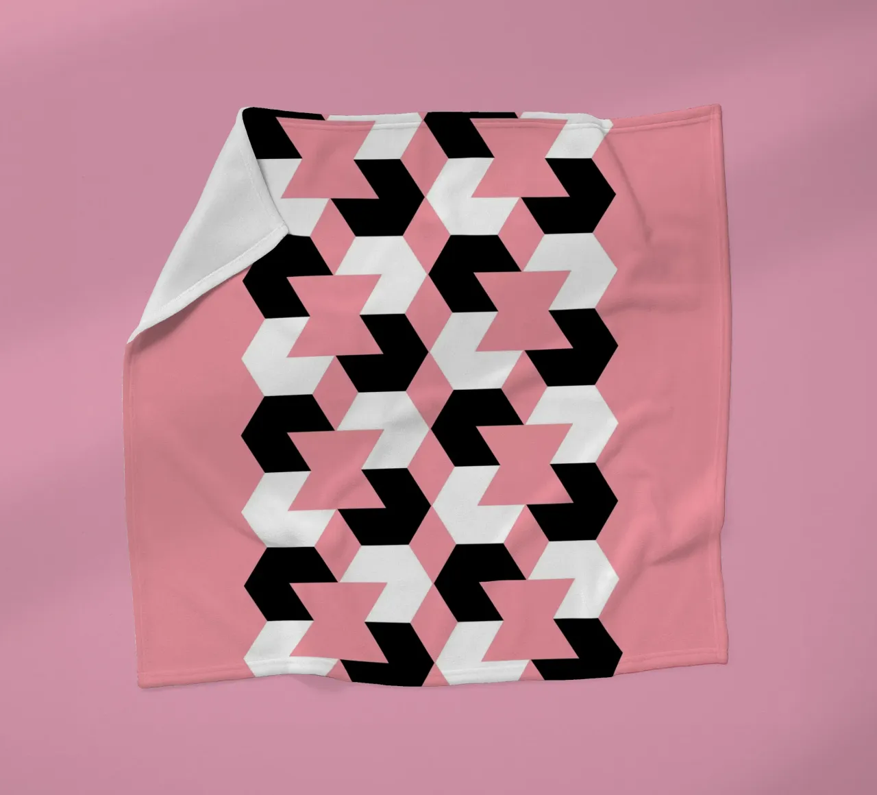 Hexagon Pattern Fleecedecke von Kim Hubball Studio