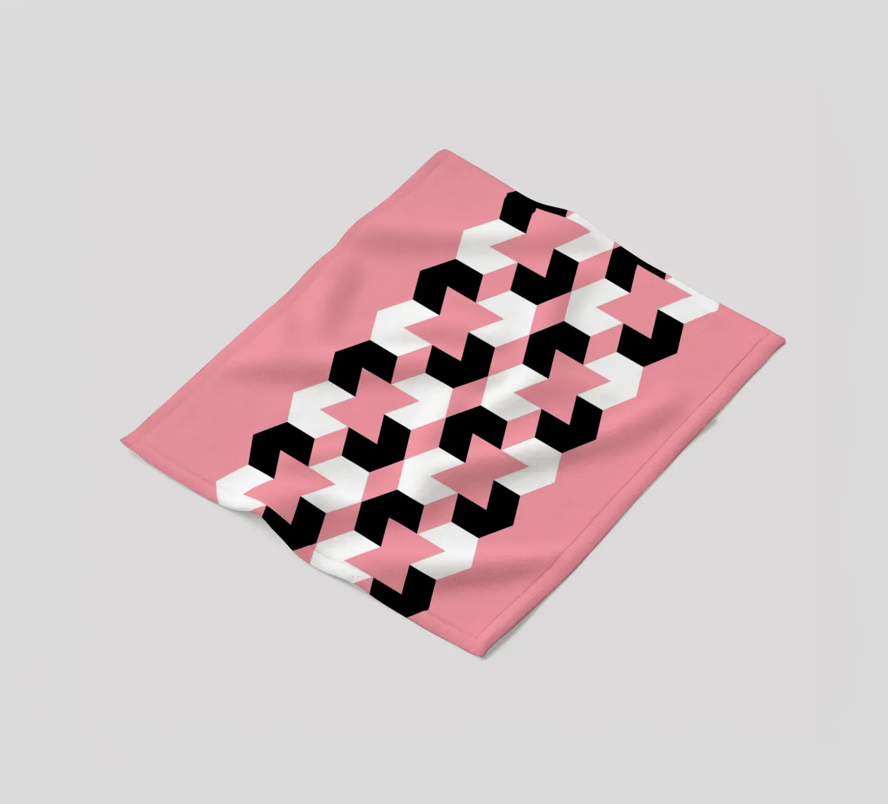 Hexagon Pattern Fleecedecke von Kim Hubball Studio