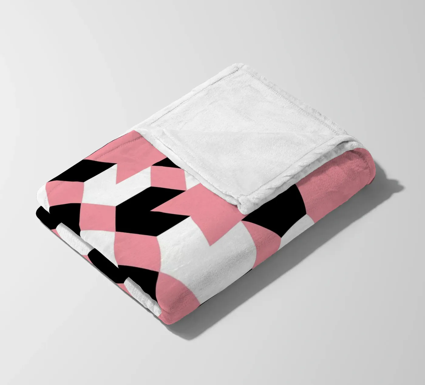 Hexagon Pattern fleece blanket by Kim Hubball Studio