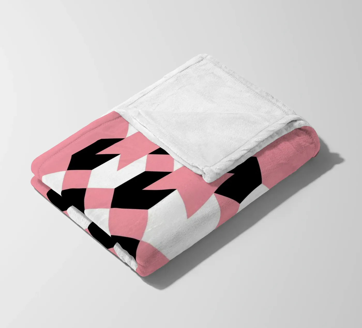 Hexagon Pattern fleece blanket by Kim Hubball Studio