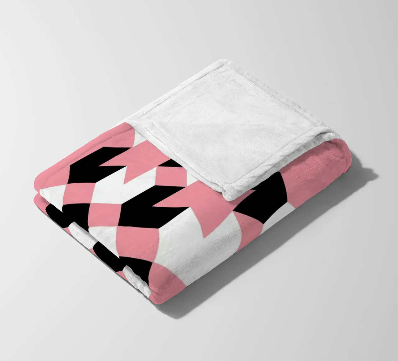 Hexagon Pattern Fleecedecke von Kim Hubball Studio