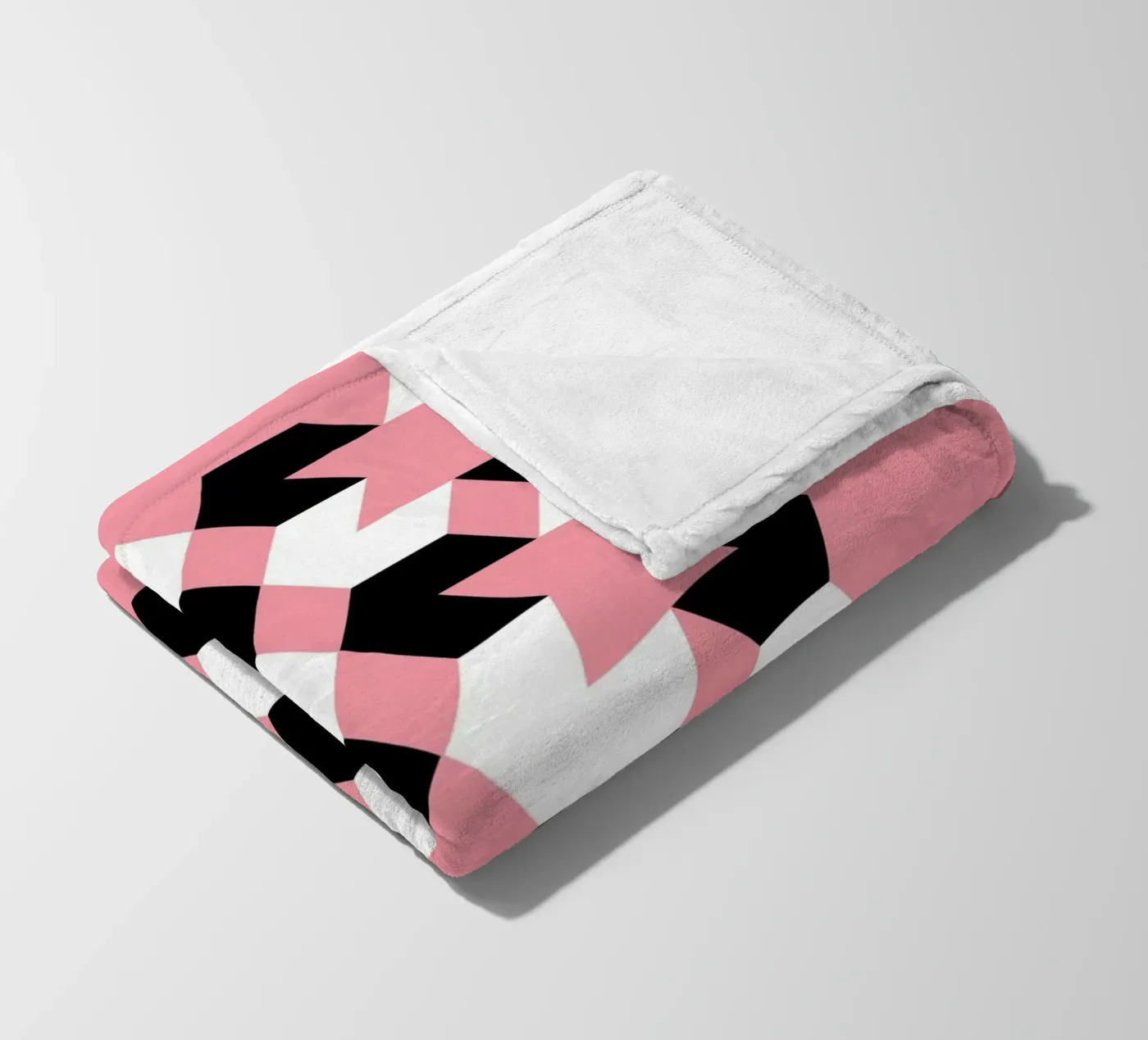 Hexagon Pattern fleece blanket by Kim Hubball Studio