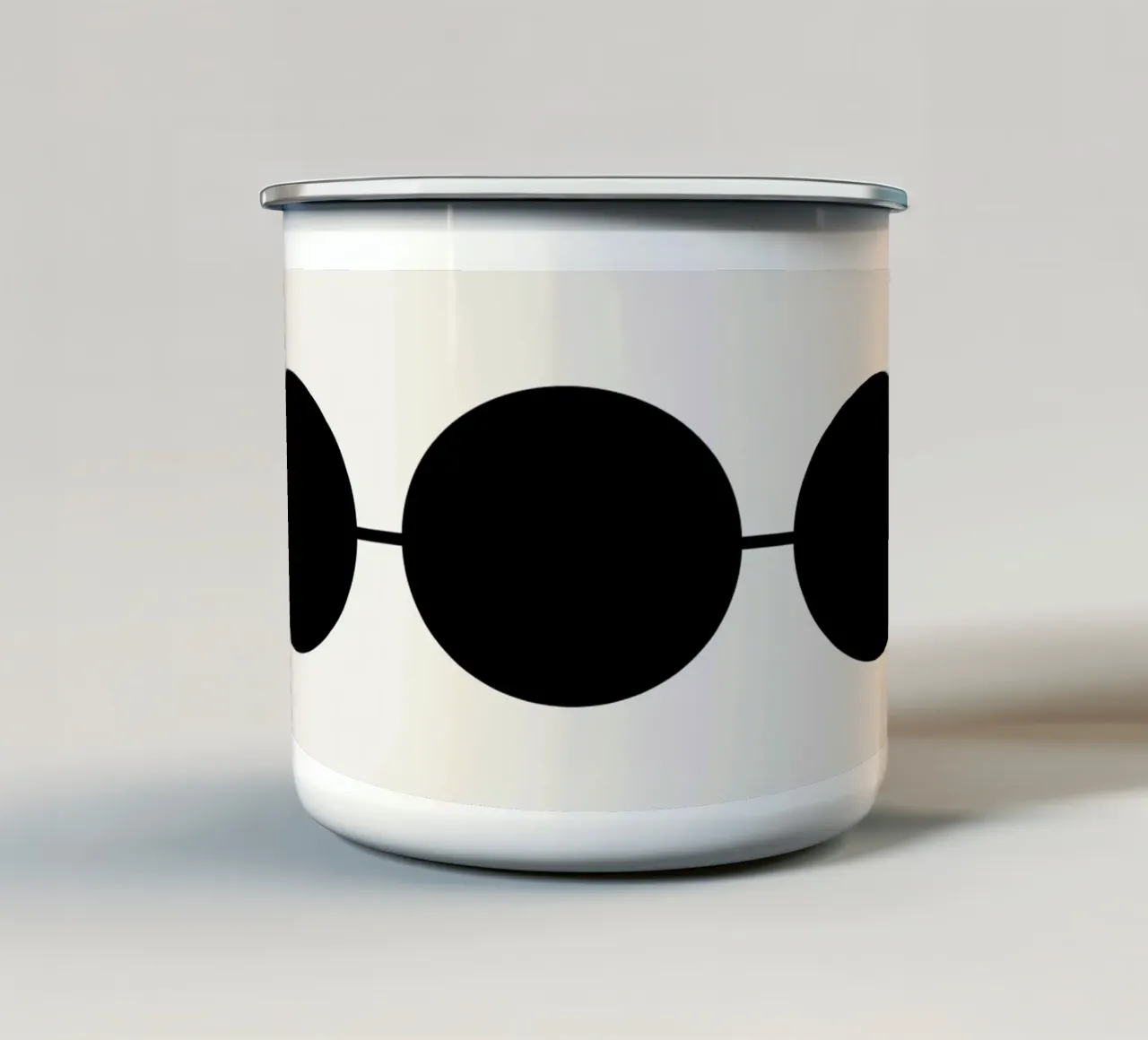 Collegamento a tazza in smalto da Rose Beck Art