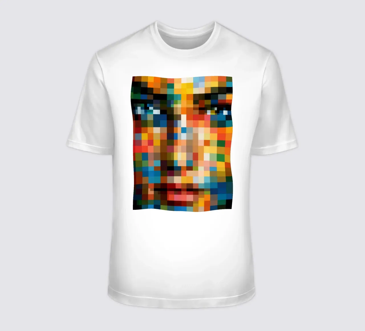 Ritratto in pixel | Retro-pixelismo digitale t-shirt da Autofocus