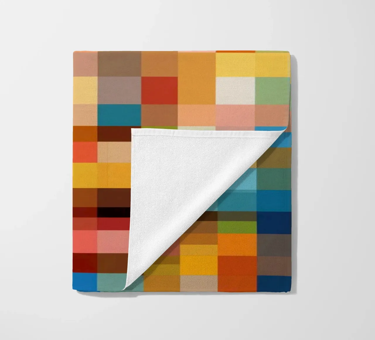 Ritratto in pixel | Retro-pixelismo digitale telo mare da Autofocus