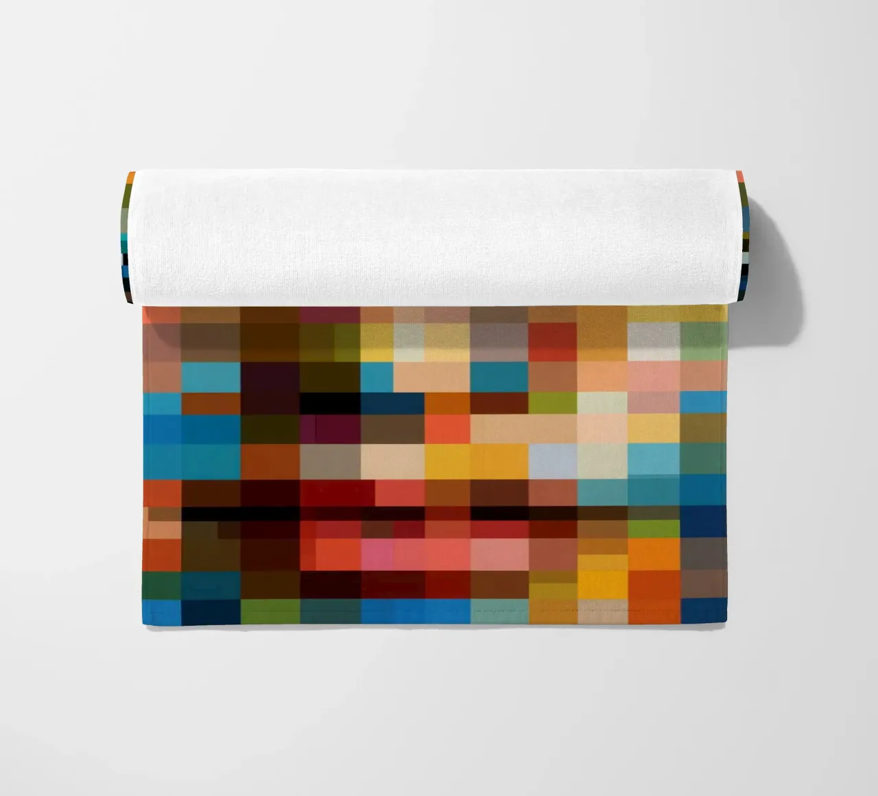 Ritratto in pixel | Retro-pixelismo digitale telo mare da Autofocus