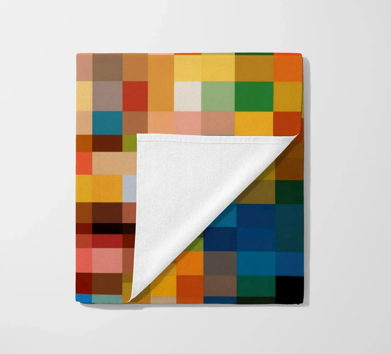 Ritratto in pixel | Retro-pixelismo digitale telo mare da Autofocus