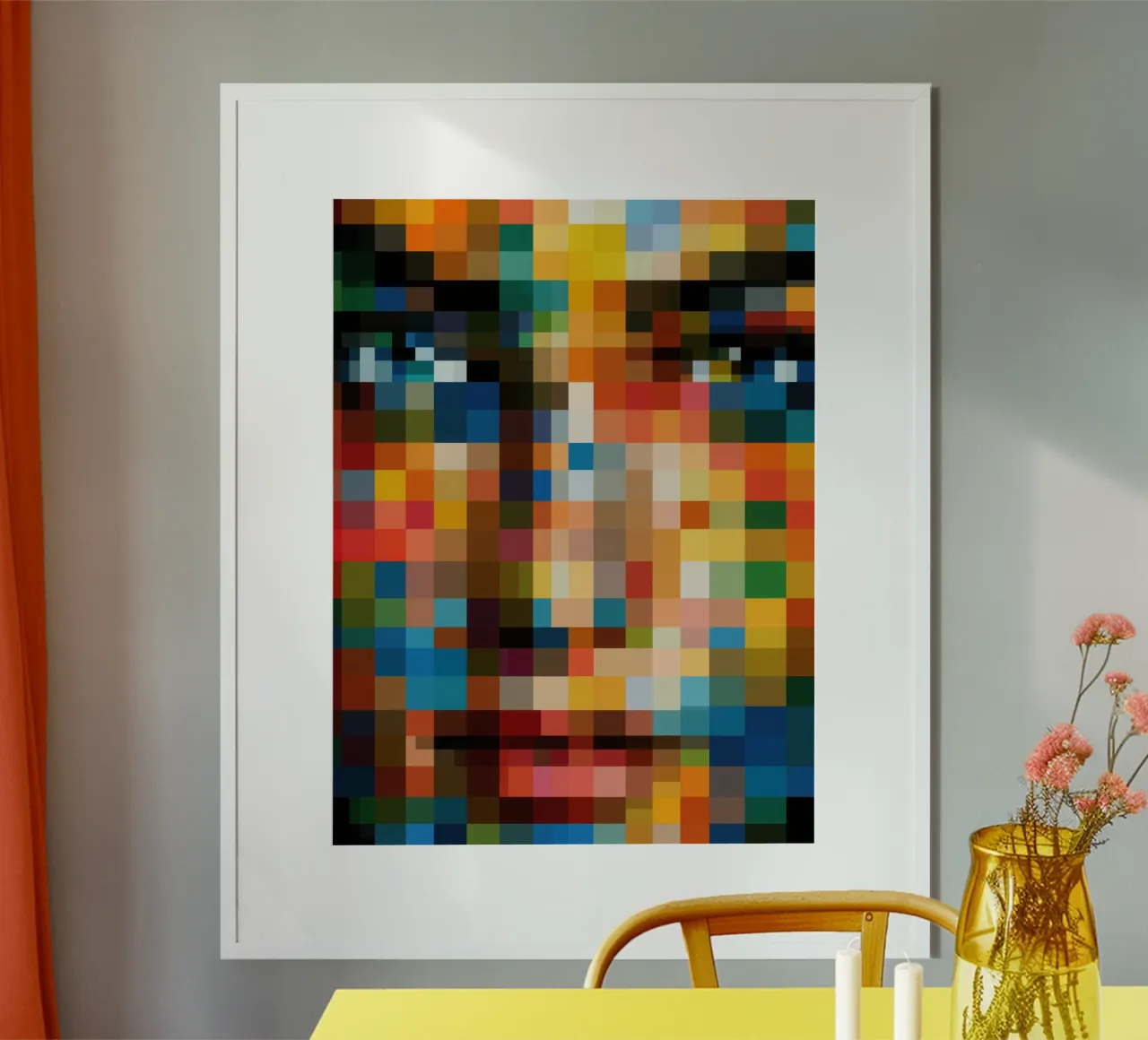 Ritratto in pixel | Retro-pixelismo digitale poster da Autofocus