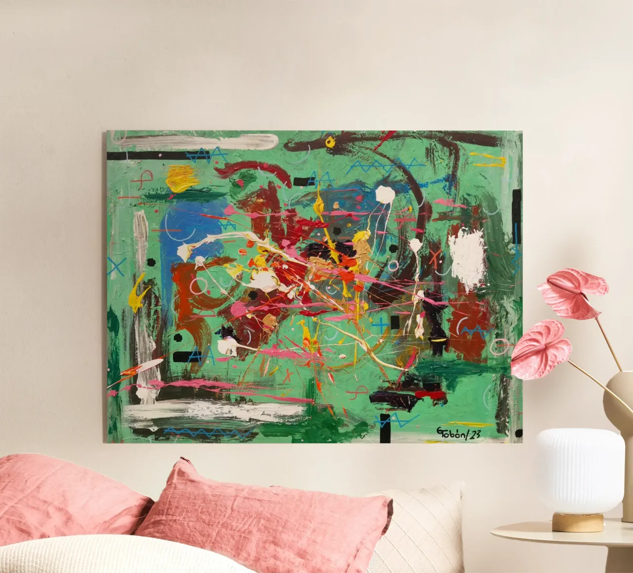 Conflitto e pace plexiglass da gtobonart