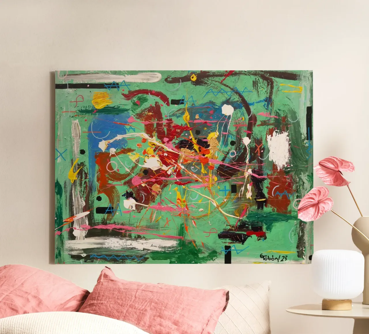 Conflitto e pace tela da gtobonart