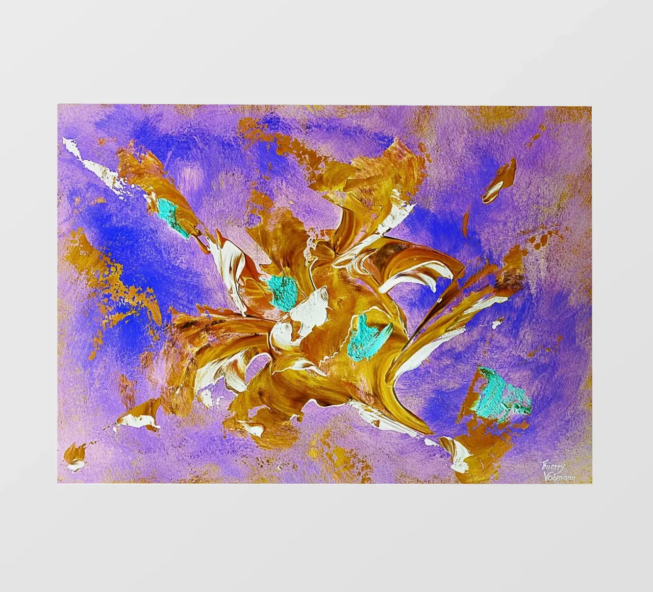 IDEAL GIFT 99 invers. telo in pvc da Thierry Vobmann Abstract painting