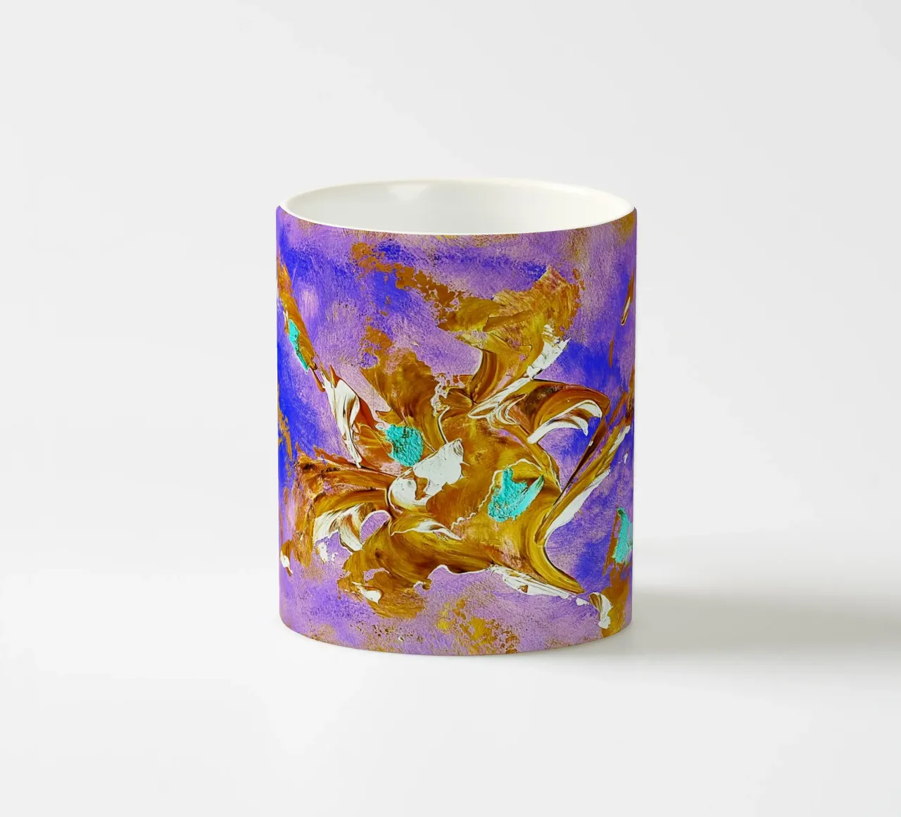 IDEAL GIFT 99 invers. tazza in ceramica da Thierry Vobmann Abstract painting