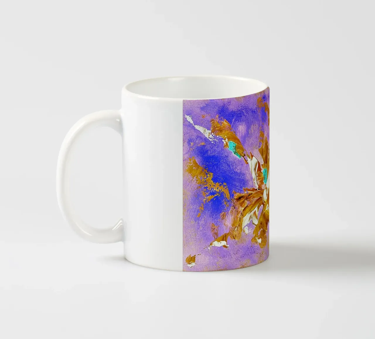 IDEAL GIFT 99 invers. tazza in ceramica da Thierry Vobmann Abstract painting