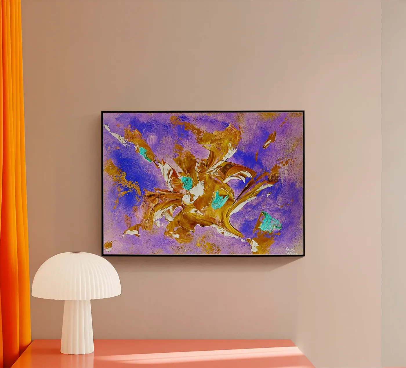 IDEAL GIFT 99 invers. plexiglass da Thierry Vobmann Abstract painting