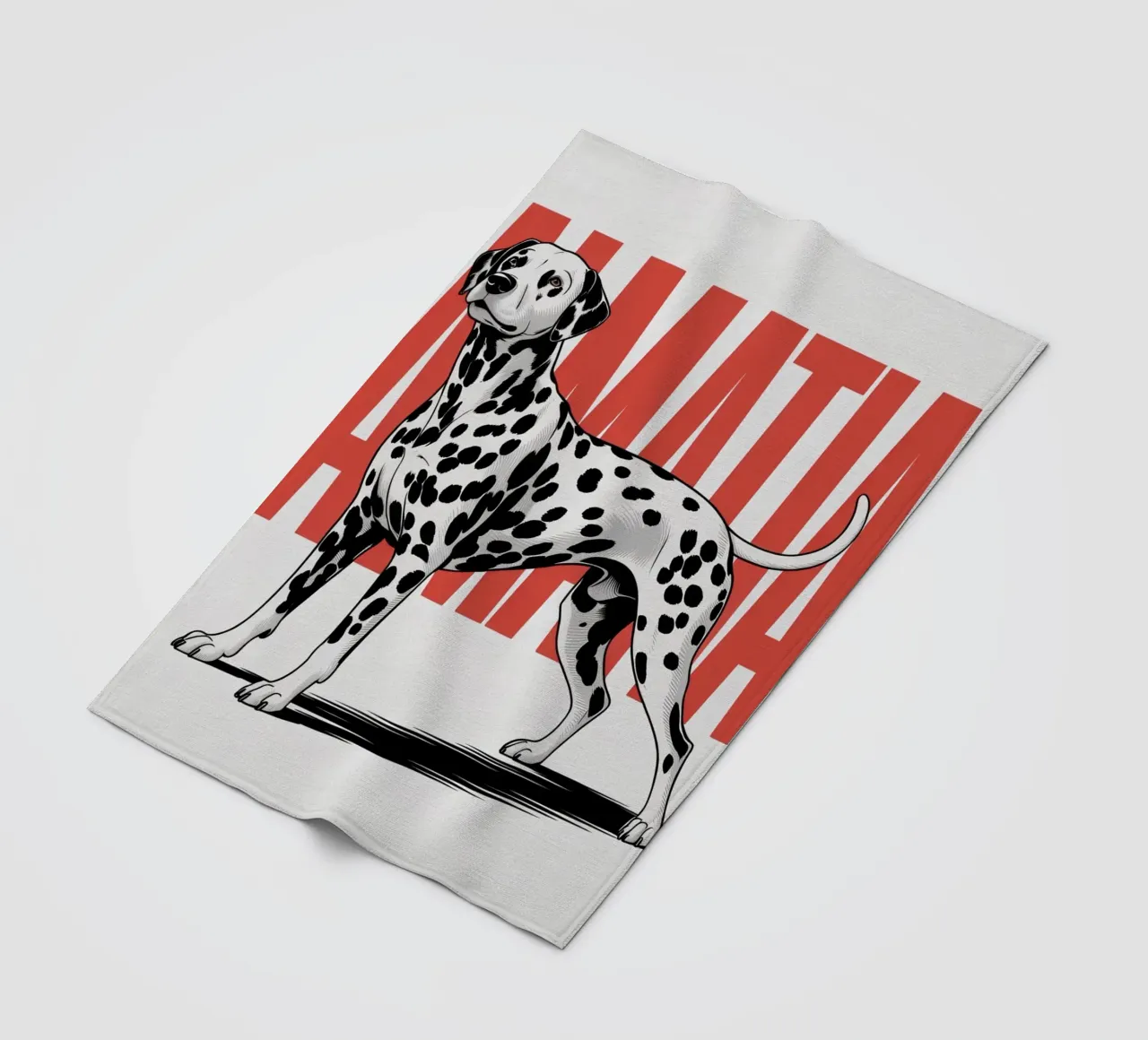 Cane dalmata - Design sorprendente in bianco e nero coperta in pile da Plain Thoughts