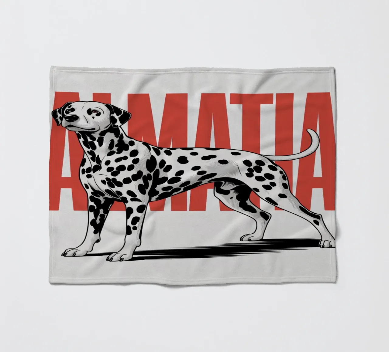 Cane dalmata - Design sorprendente in bianco e nero coperta in pile da Plain Thoughts