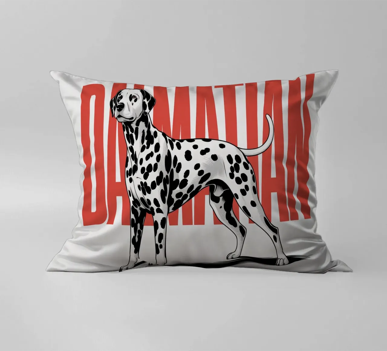 Cane dalmata - Design sorprendente in bianco e nero cuscino da Plain Thoughts