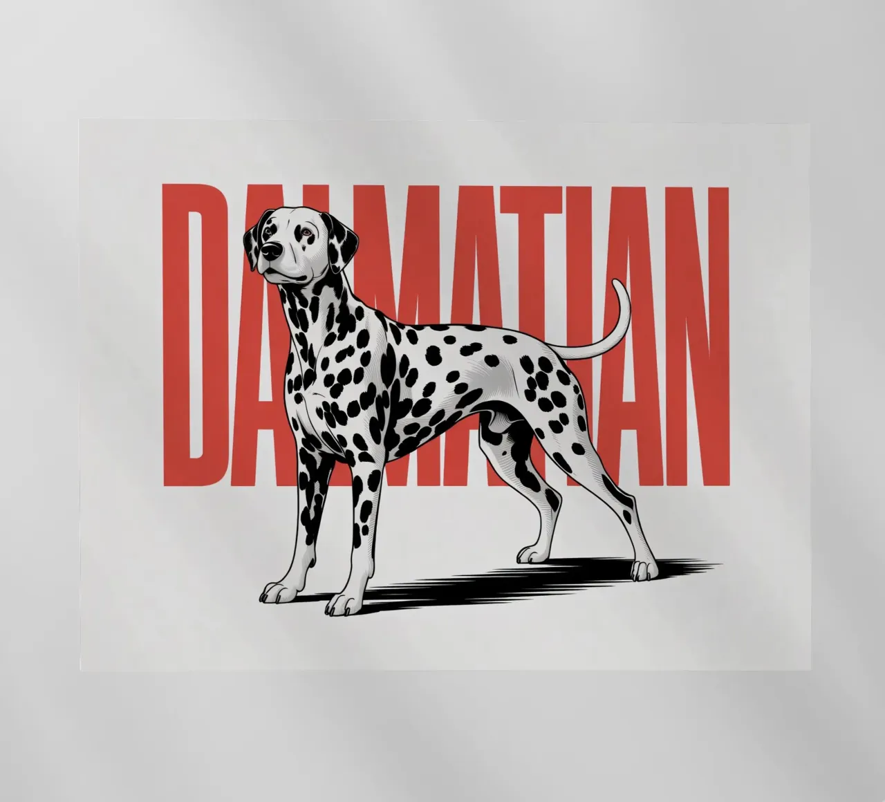 Cane dalmata - Design sorprendente in bianco e nero pellicola backlit da Plain Thoughts