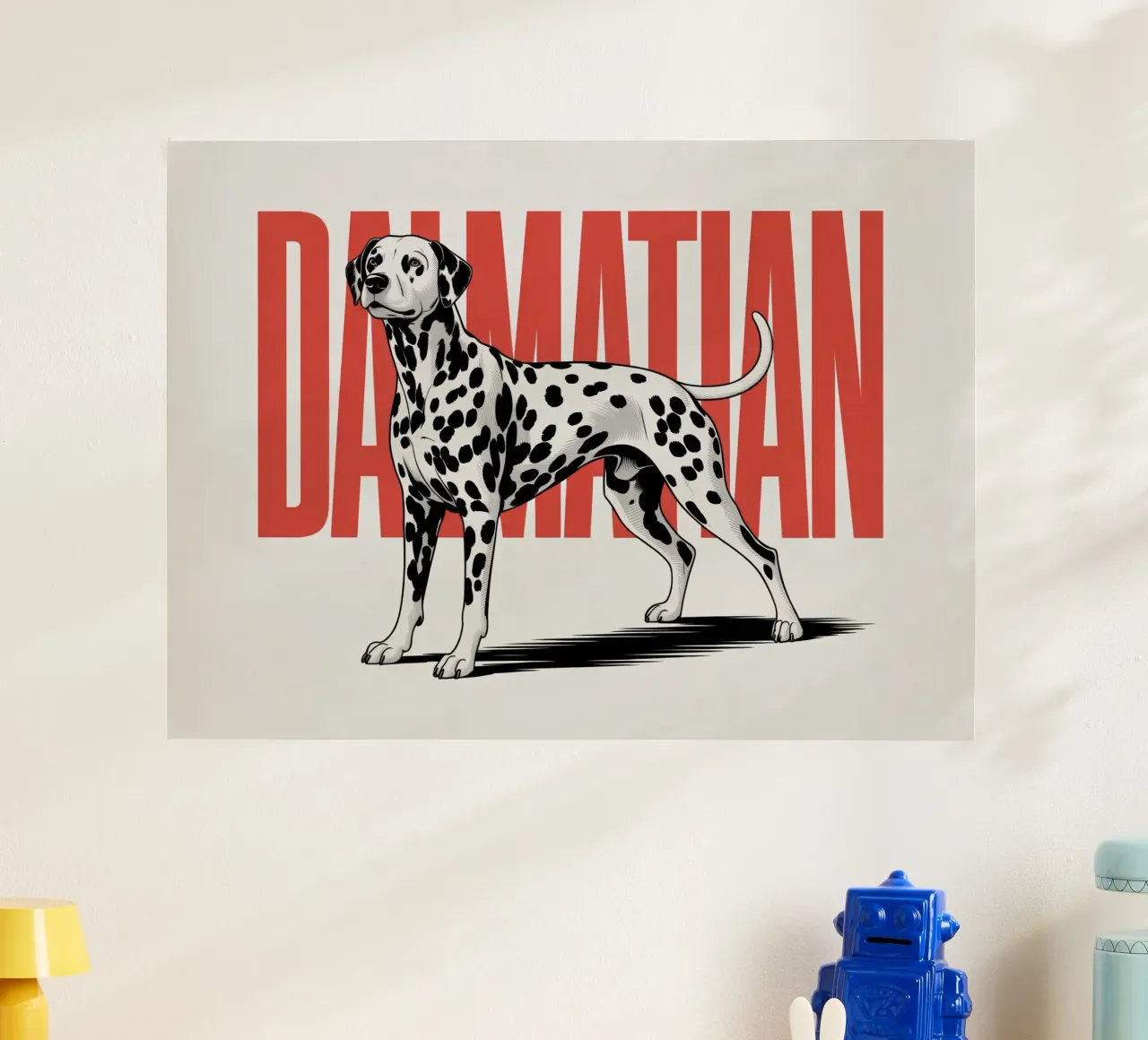 Cane dalmata - Design sorprendente in bianco e nero carta hahnemühle da Plain Thoughts