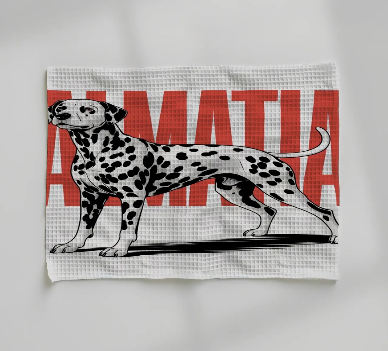 Cane dalmata - Design sorprendente in bianco e nero canovaccio da cucina da Plain Thoughts