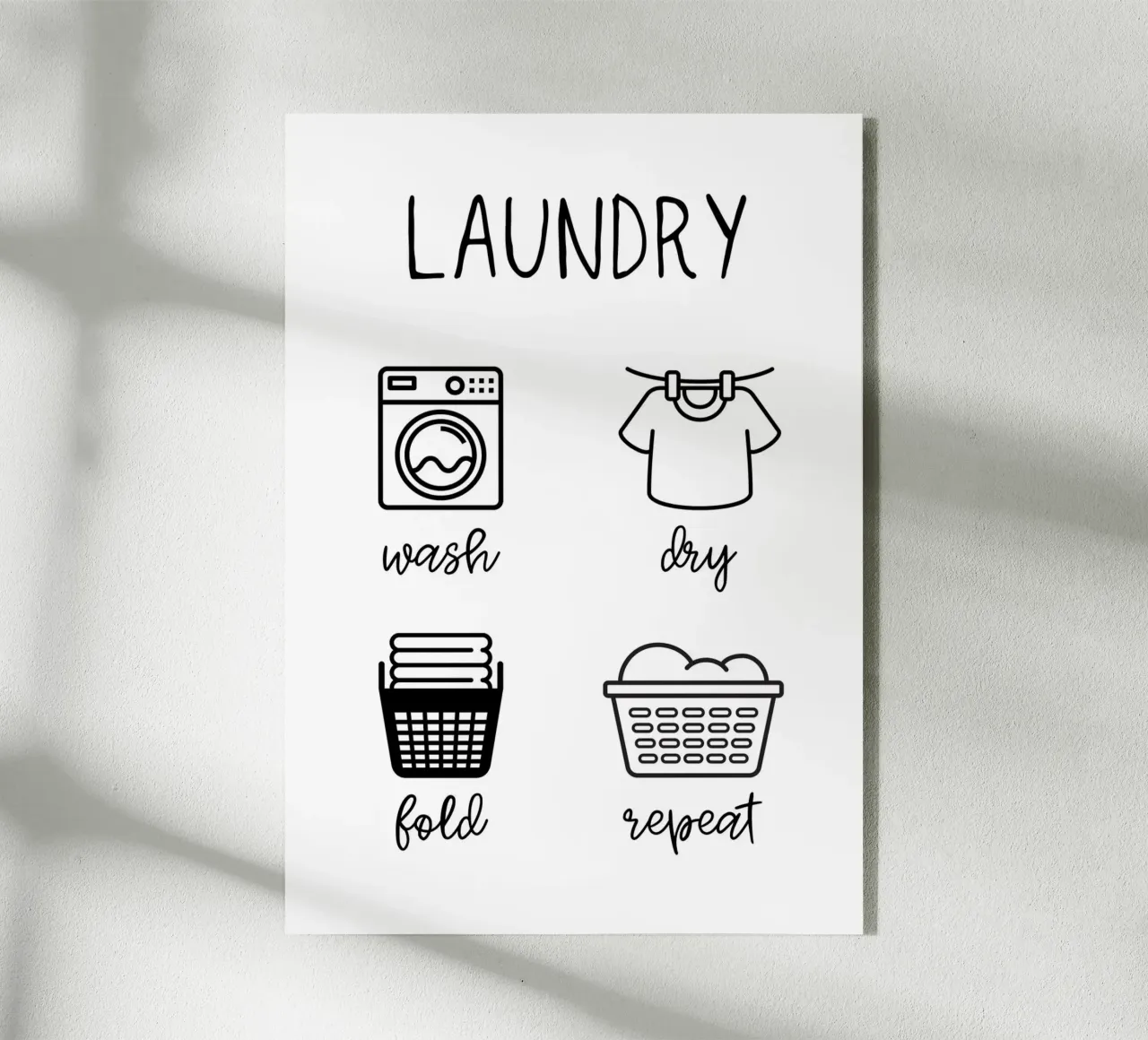 Laundry plexiglass da PinkCandyWalls