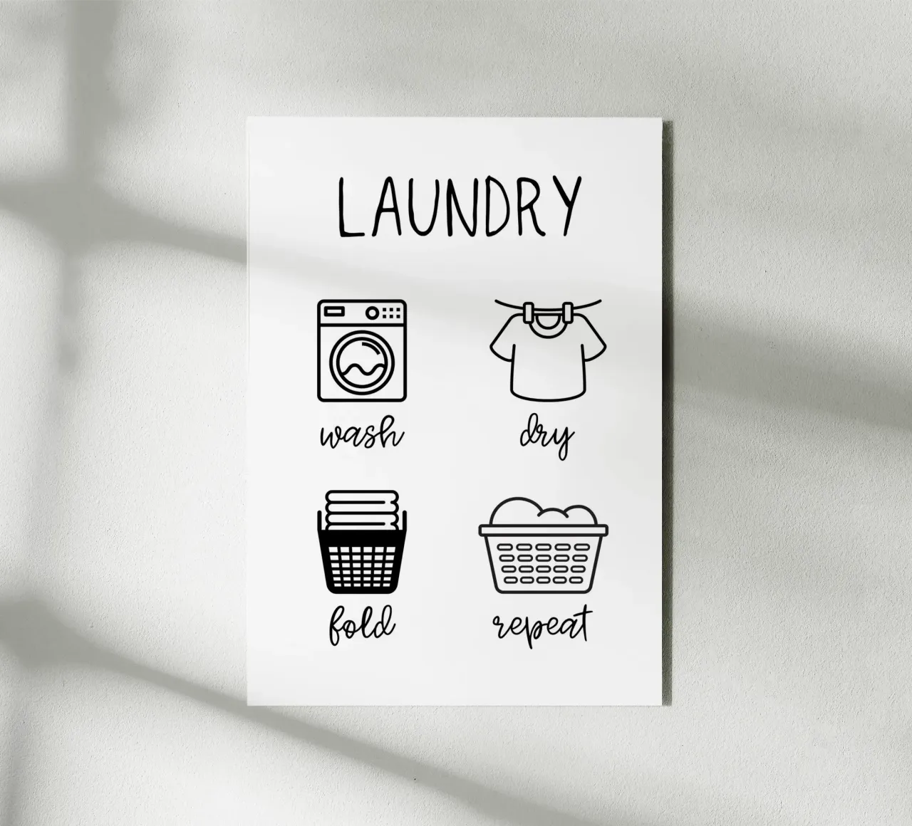 Laundry Alu-Dibond von PinkCandyWalls