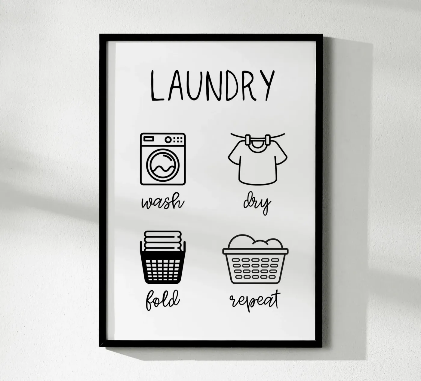 Laundry poster van PinkCandyWalls