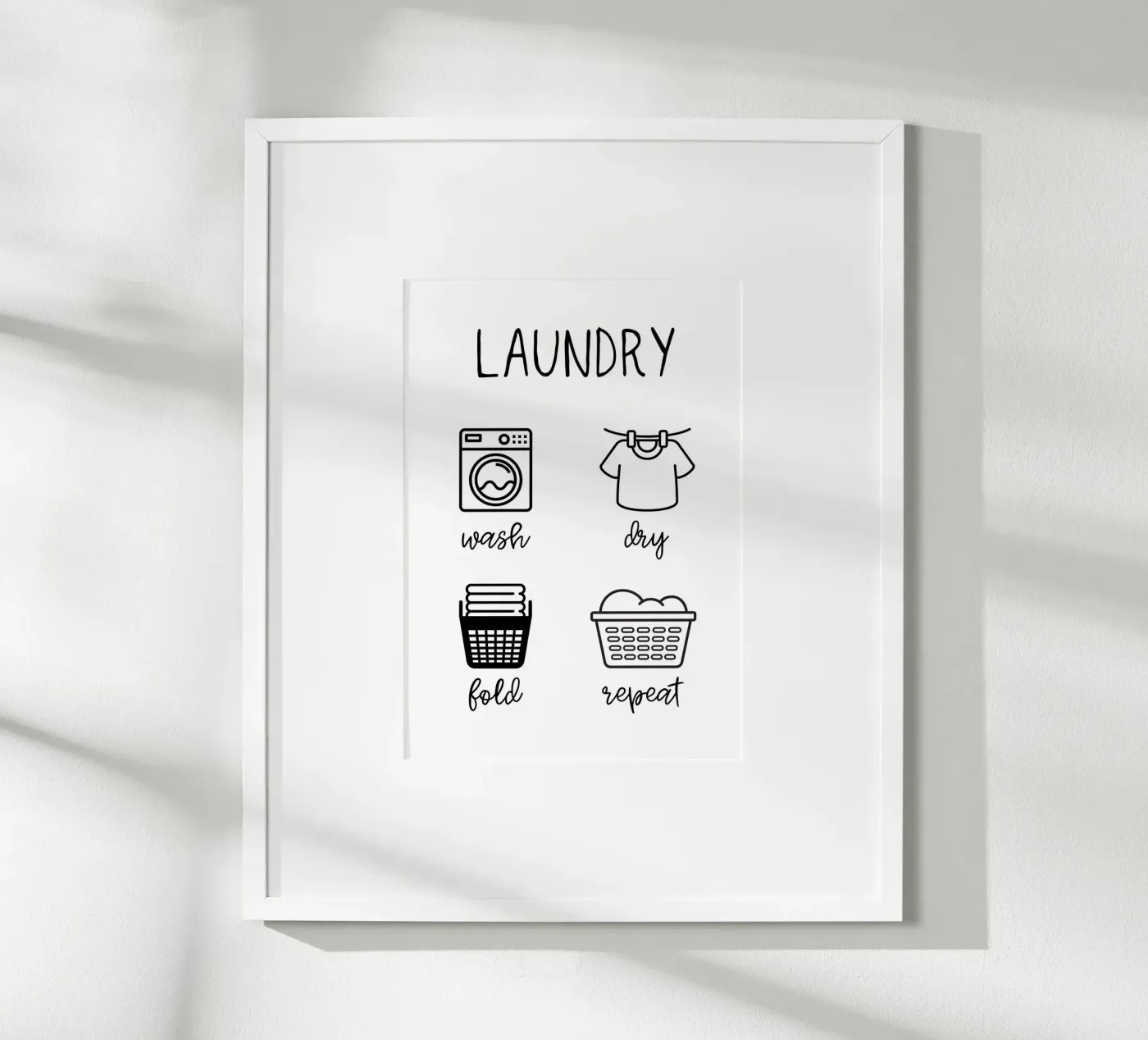 Laundry poster da PinkCandyWalls
